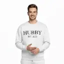 Personalized Embossed HUBBY Sweatshirt