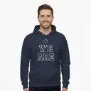 We Are Canadian - Embossed Canada Navy Hoodie