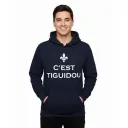 C'est Tiguidou - Embossed Canada Navy Hoodie