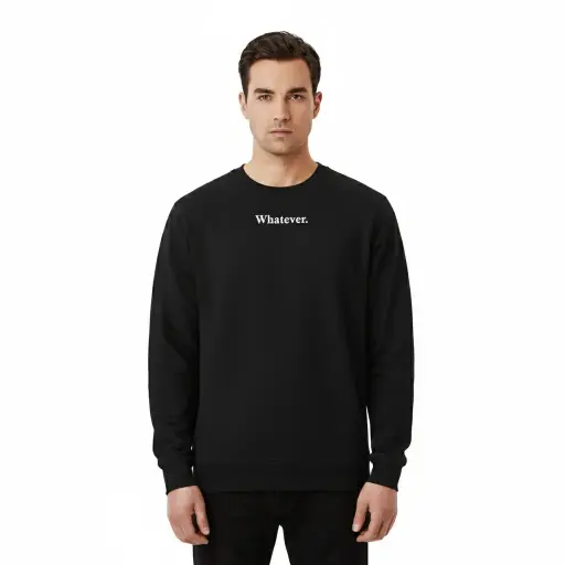 Whatever. - Embossed Puff Untold Sweatshirt